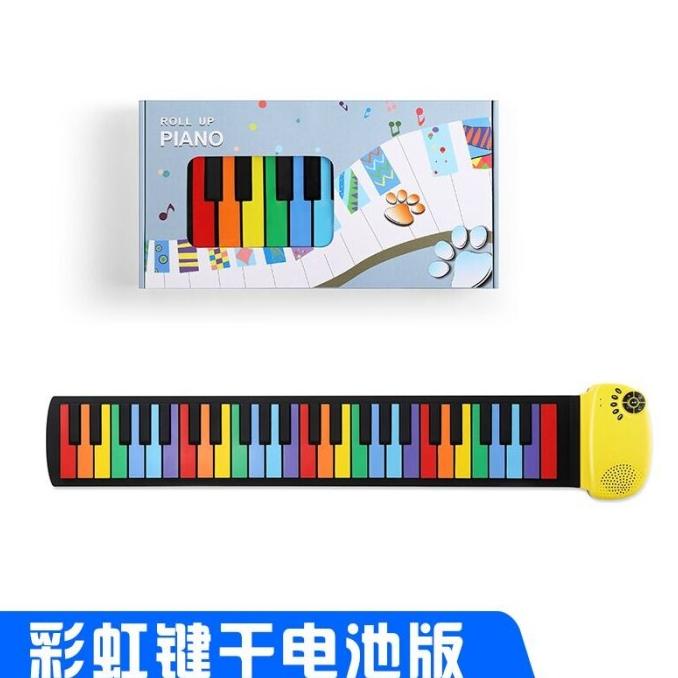 Piano Gulung 49Key / Roll Up 47Key Piano Electronic Keyboard