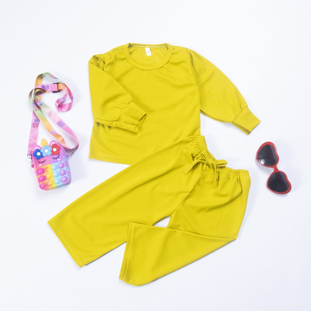 ZASKIYA - Setelan anak Chava / Set Anak Perempuan Chava 1-5 thn