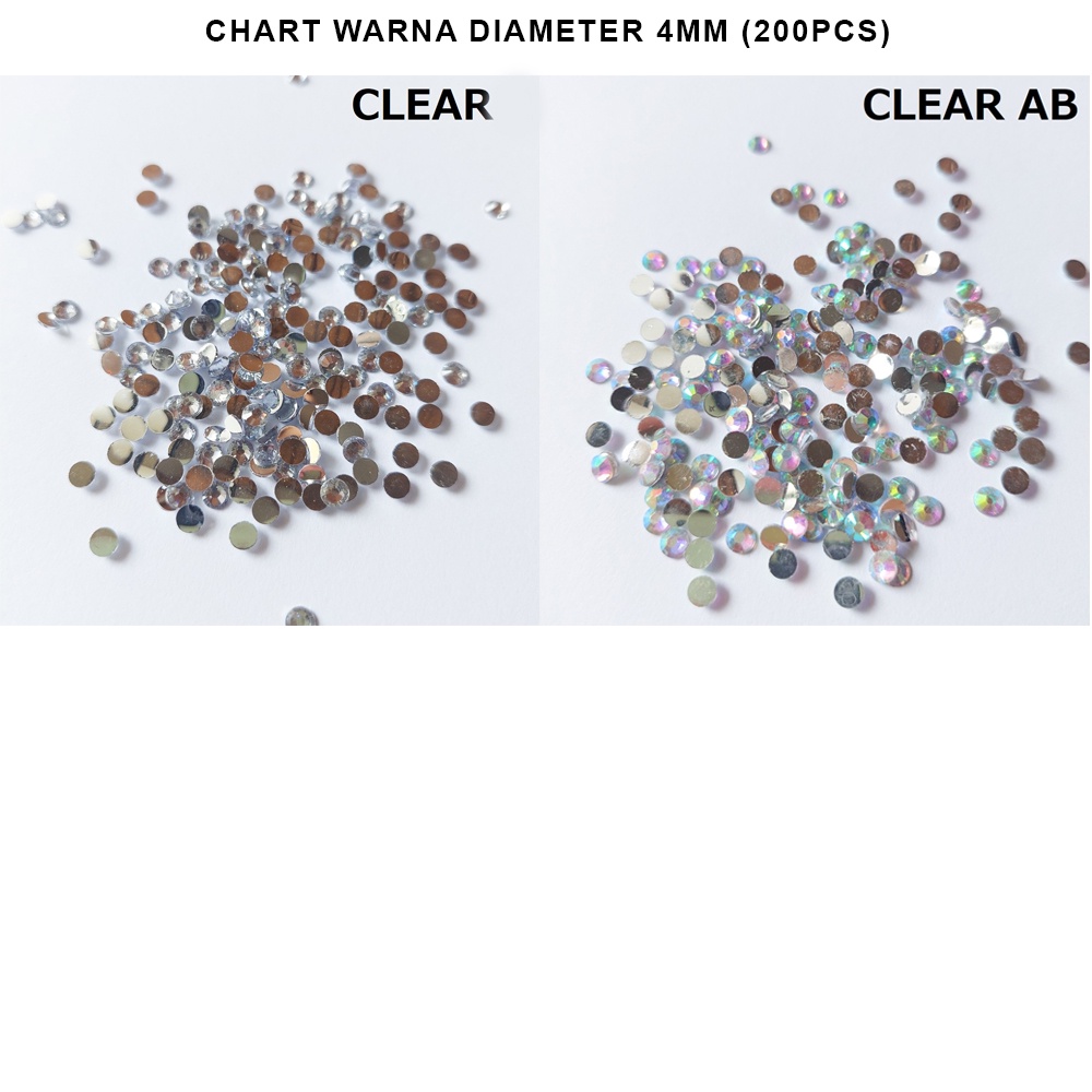 CSP197 - Jelly AB Manik Kristal Crystal Rhinestone Hiasan Make Up Henna Nail Art Cosplay Jepang