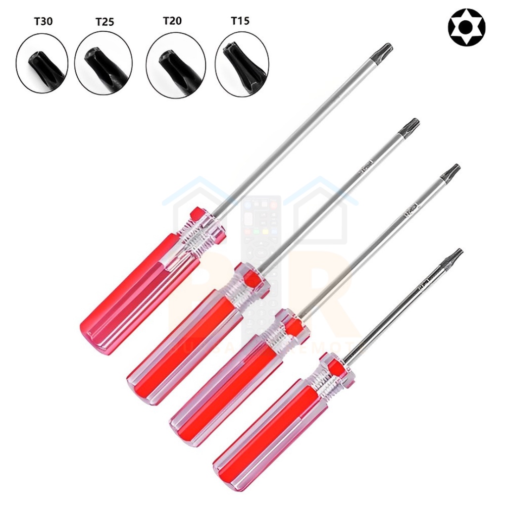 Obeng Magnet Kepala Bintang Torx CR-V Presisi T15-T30