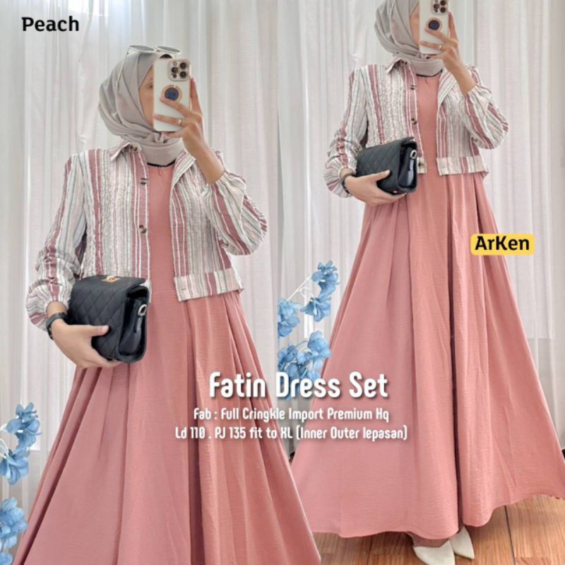 BAJU 'FATIN DRESS SET  BY ARKEN