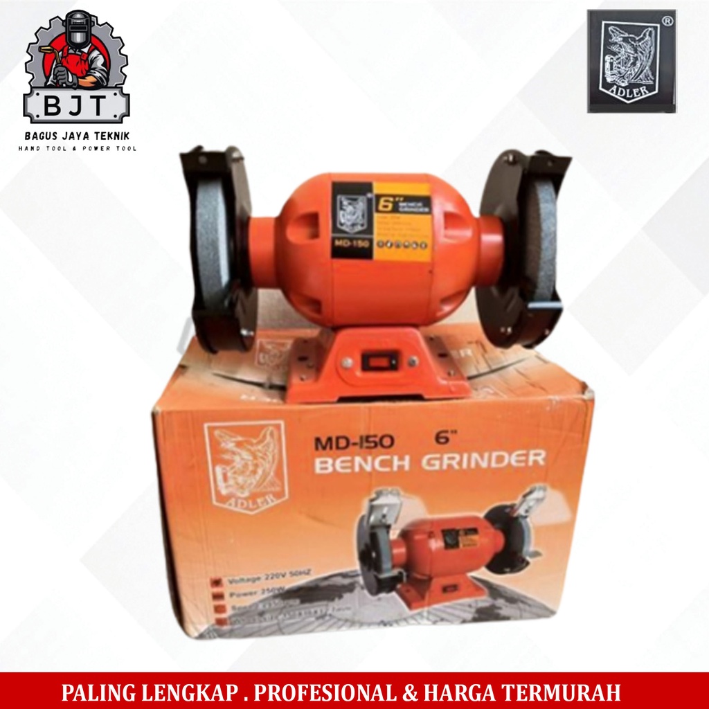 Mesin Gerinda Duduk / Bench Grinder 6" ADLER