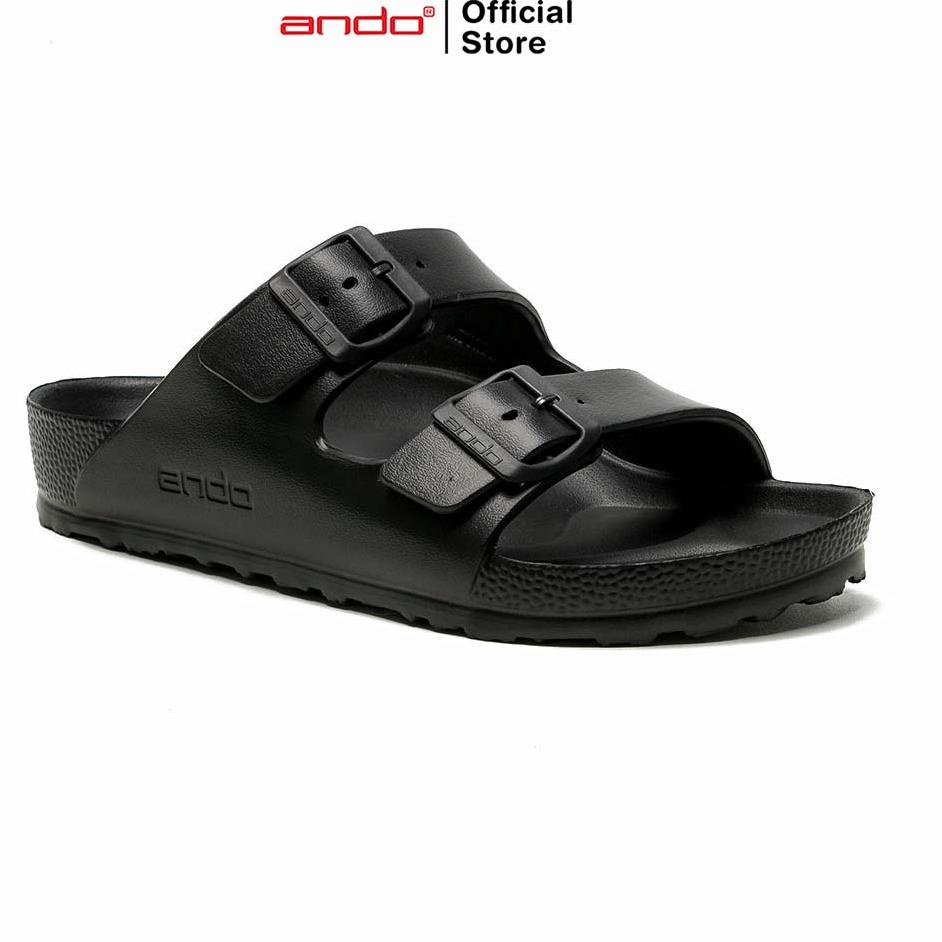 REKOMENDASI Ando Official Sandal Selop Sultan Pria Dewasa - Hitam