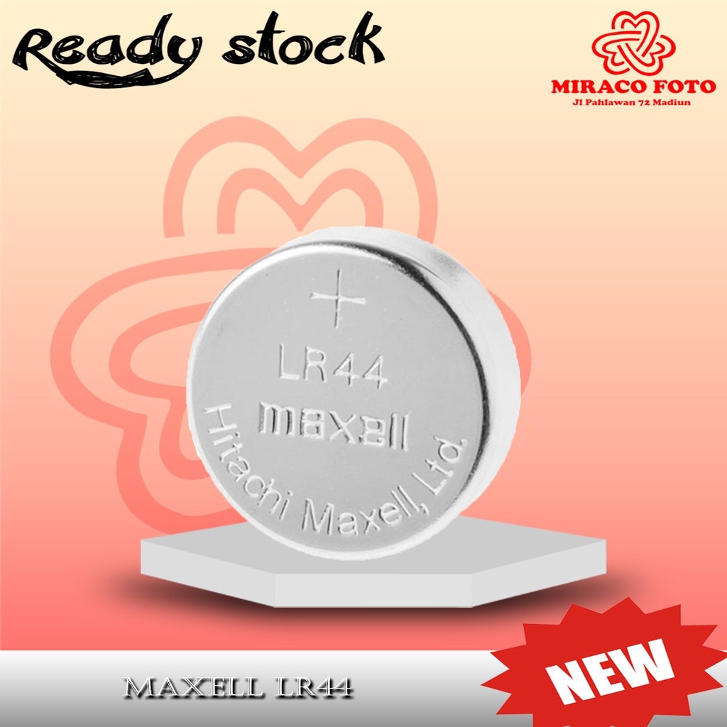 Baterai Maxell LR44 Baterai Kalkulator Maxell LR 44 Termurah
