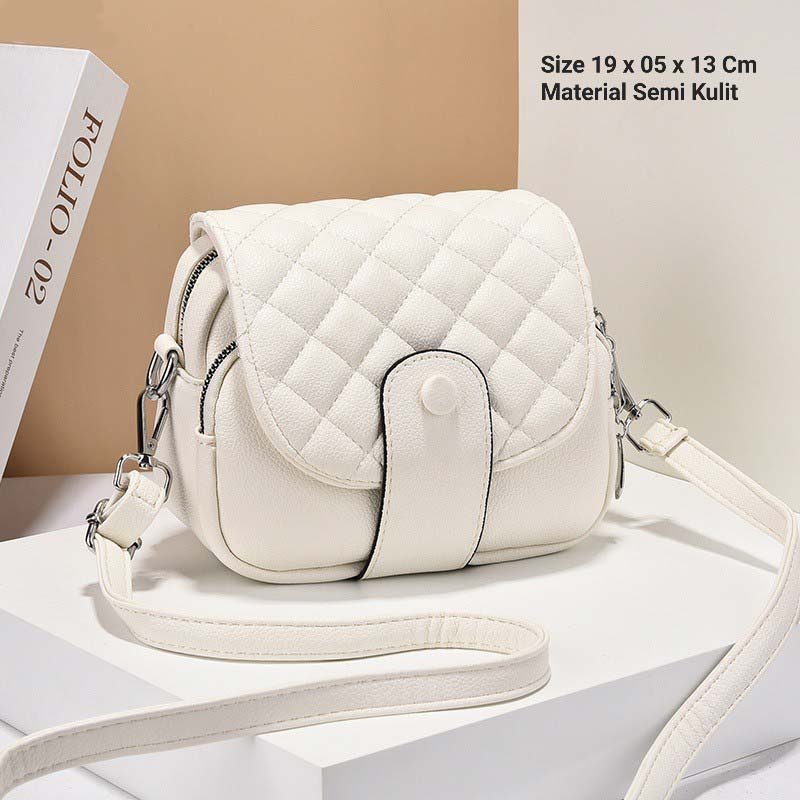 Tas Selempang wanita mini bantalan mewah ARISTA