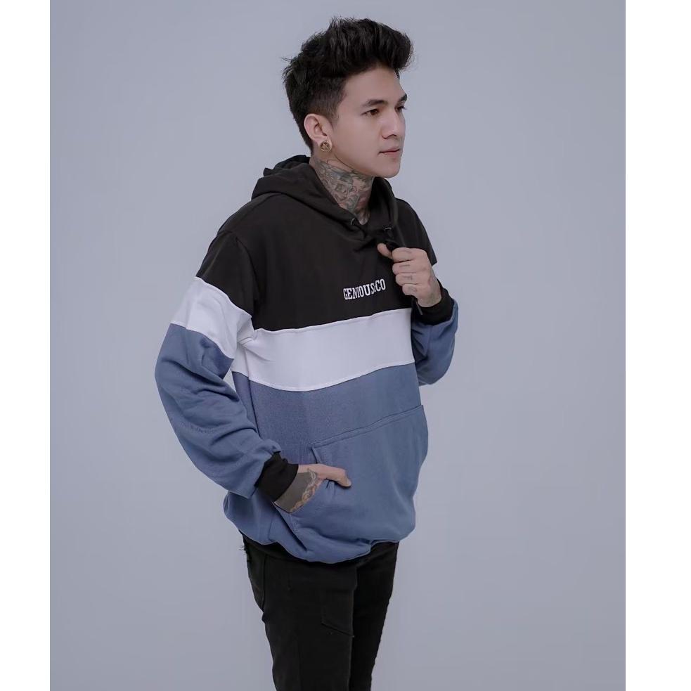 TERBARU Jaket Hoodie Motif Sablon Kain Katun Fleece