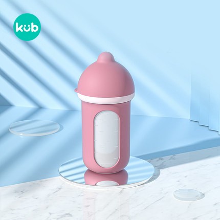 KUB Cool Silicone Baby Bottle 240ml - Botol Minum Anak