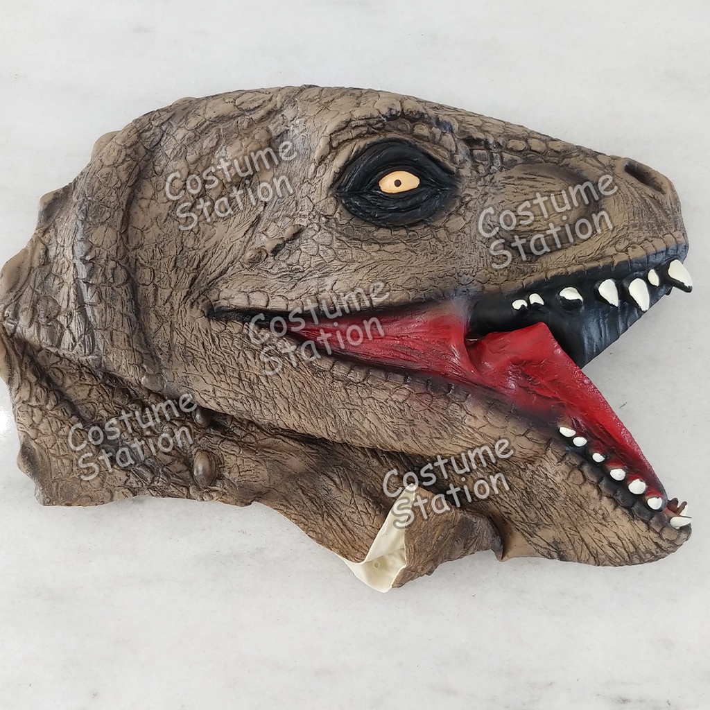 Topeng Dinosaurus Raptor / Trex Mask Latex Dinosaur Hewan Binatang Animal Pesta Halloween