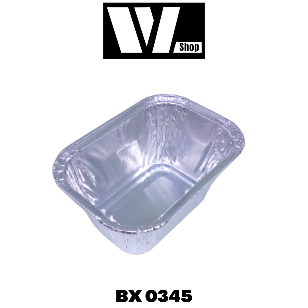 Aluminium foil tray BX0345 best fresh Alumunium foil cup tray Alu Alutray bx 0345 BX-0345 alu foil tempat wadah makanan kue makaroni schotel 120ml bx 0345 BX-0345