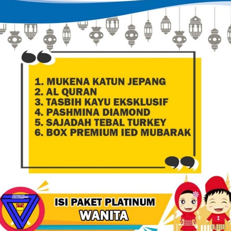 

Parsel Lebaran Hampers alat ibadah wanita platinum