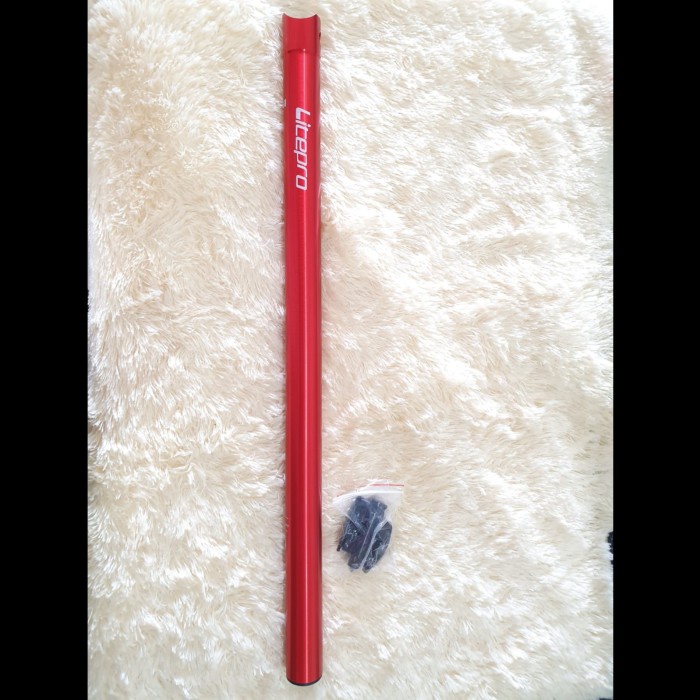 Seatpost Litepro A61 33.9 x 600 mm tiang jok alloy sepeda lipat seli