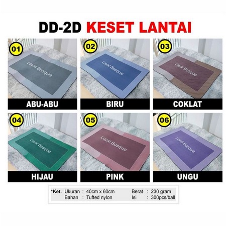 LB*Keset DD2D Diatomite Kota / keset kamar mandi ruang tamu lap kaki welcome dekorasi rumah anti sli