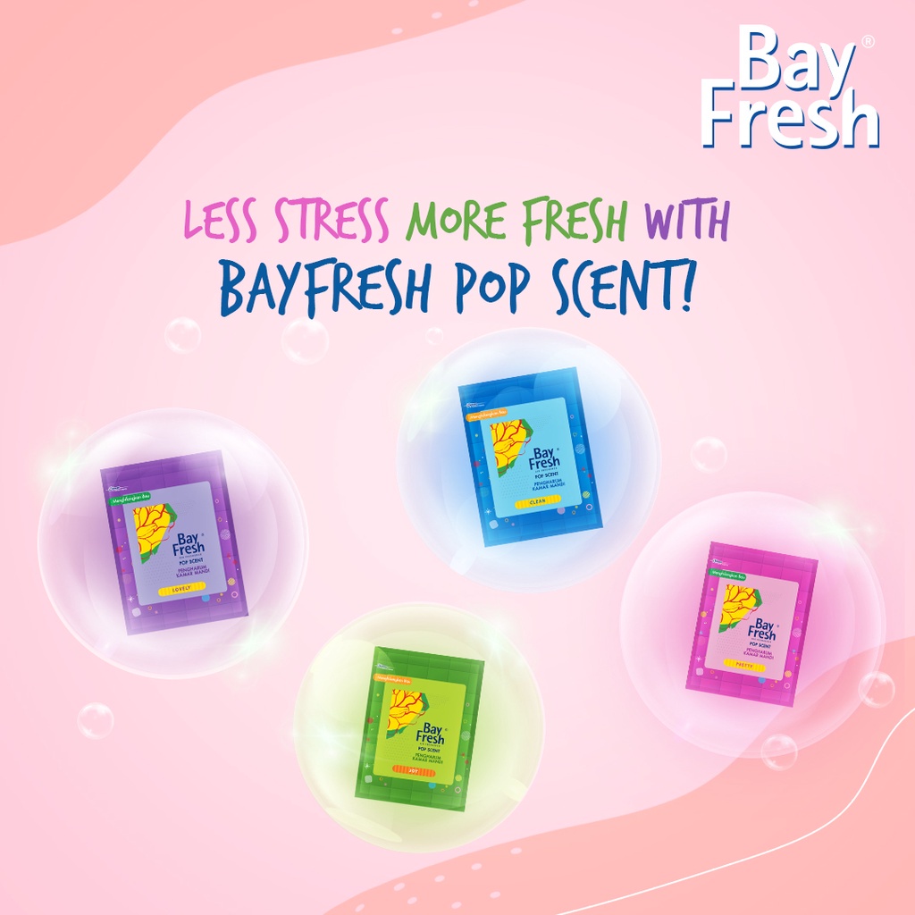 BAY FRESH POP SCENT PENGHARUM KAMAR MANDI