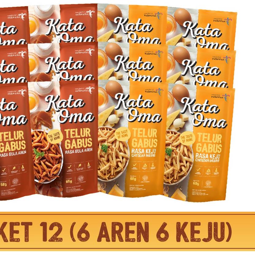 

♔ Kata Oma Telur Gabus Paket Isi 12 ♕