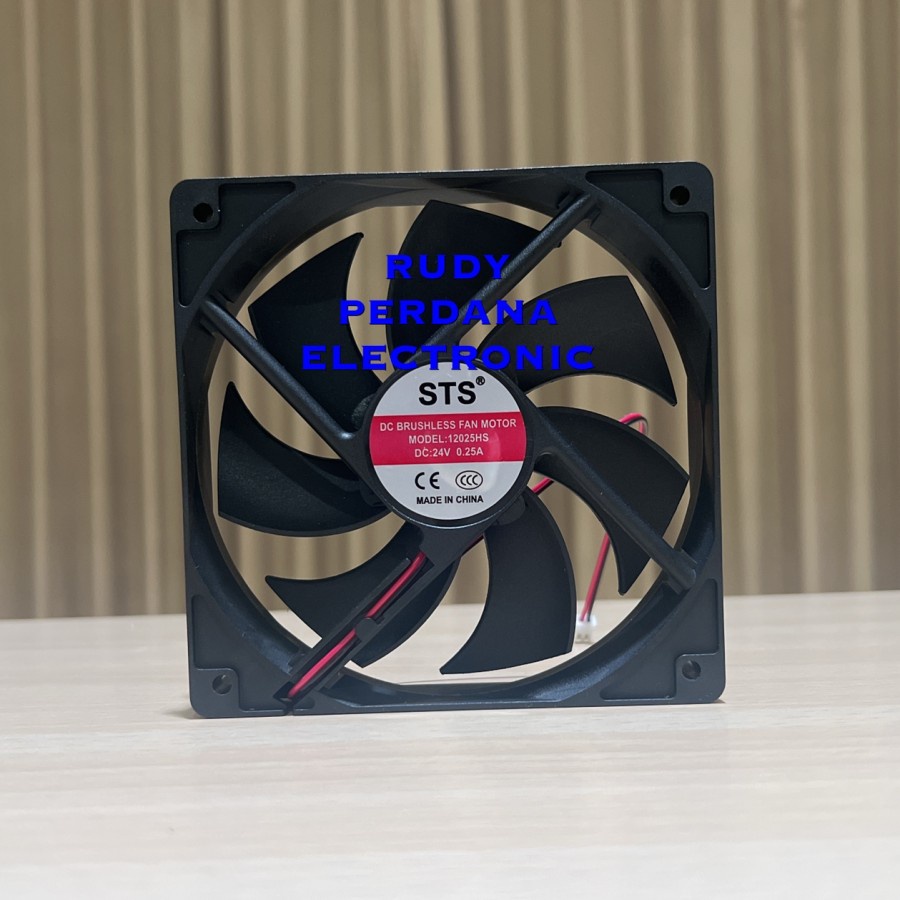 KIPAS FAN DC 24V 24 VOLT 12CM 12 CM