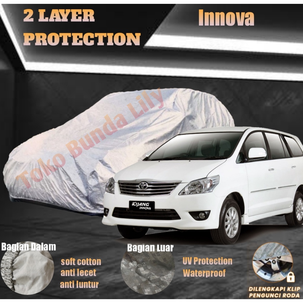 Cover Mobil Innova 2 LAYER Protection Anti UV dan Waterproof