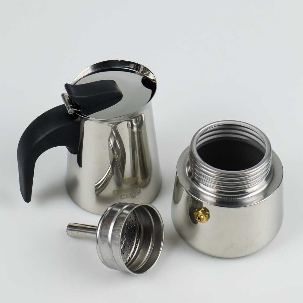 (BISA COD) FTIHSHP  Espresso Coffee Maker Moka Pot Teko Stovetop Filter - Z21