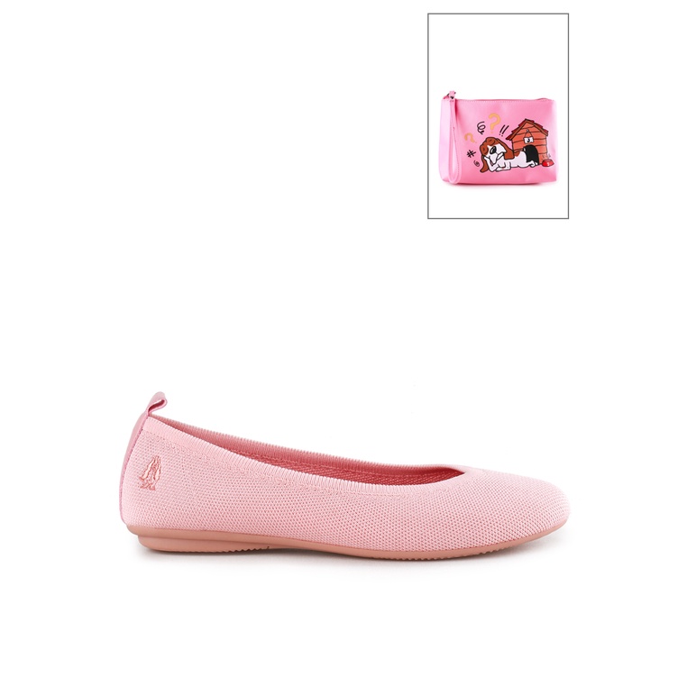 Sepatu Flat Hush Puppies Original Casual shoes desain pastel tone untuk kesan urban playful Flatshoe