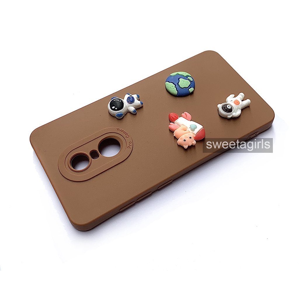 Softcase Transparan dengan boneka Timbul 3D untuk Xiaomi Redmi Note 4x - Sweetacase.id - Casing Lucu - Kesing Cewek - Casing Lembut - Aksesoris Boneka Timbul - Case Bening - Lucu - Gemoy