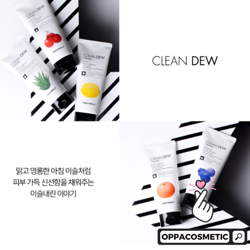 Tony Moly Clean Dew Foam Cleanser 180ml