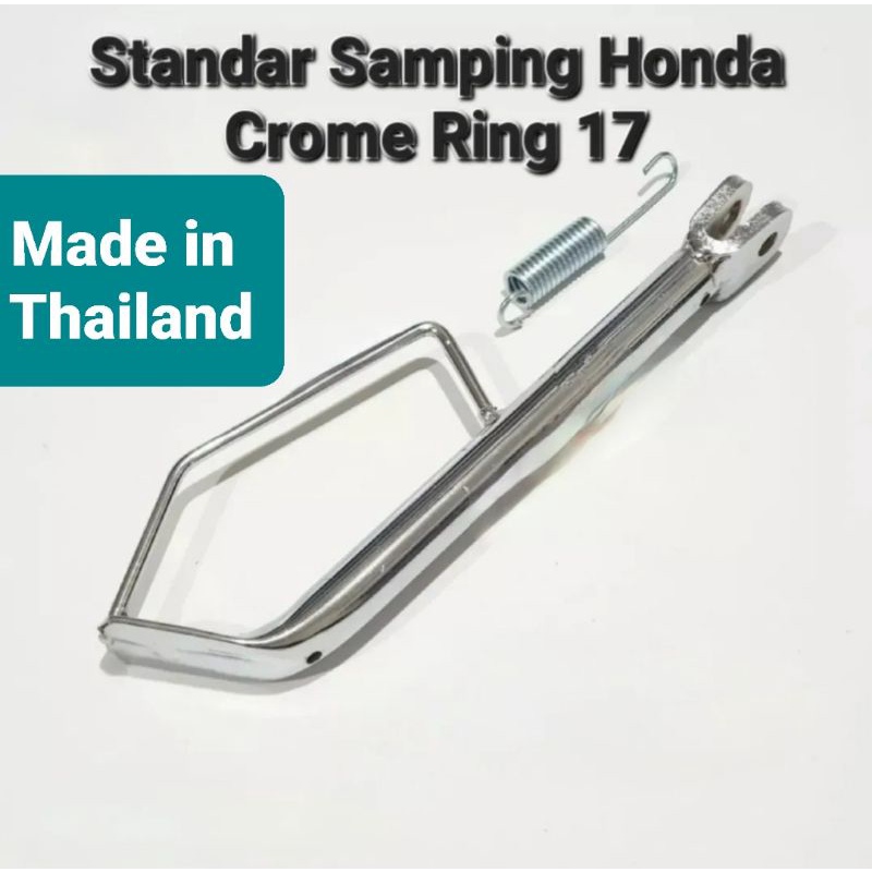 Standard Samping Chrome Sepeda Motor Honda Beat Scoopy Vario Ring 17 Made in Thailand