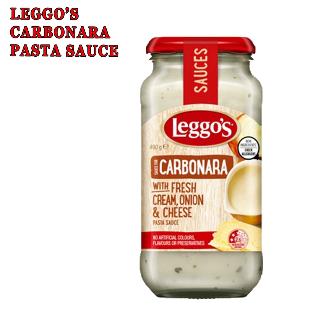 LEGGOS CARBONARA WITH FRESH CREAM 500g