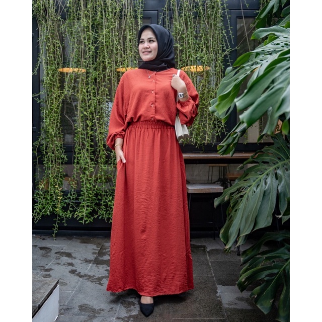 JOSHIN Lexa Oneset Rok Skirt - Setelan Rok Panjang Hijab Friendly