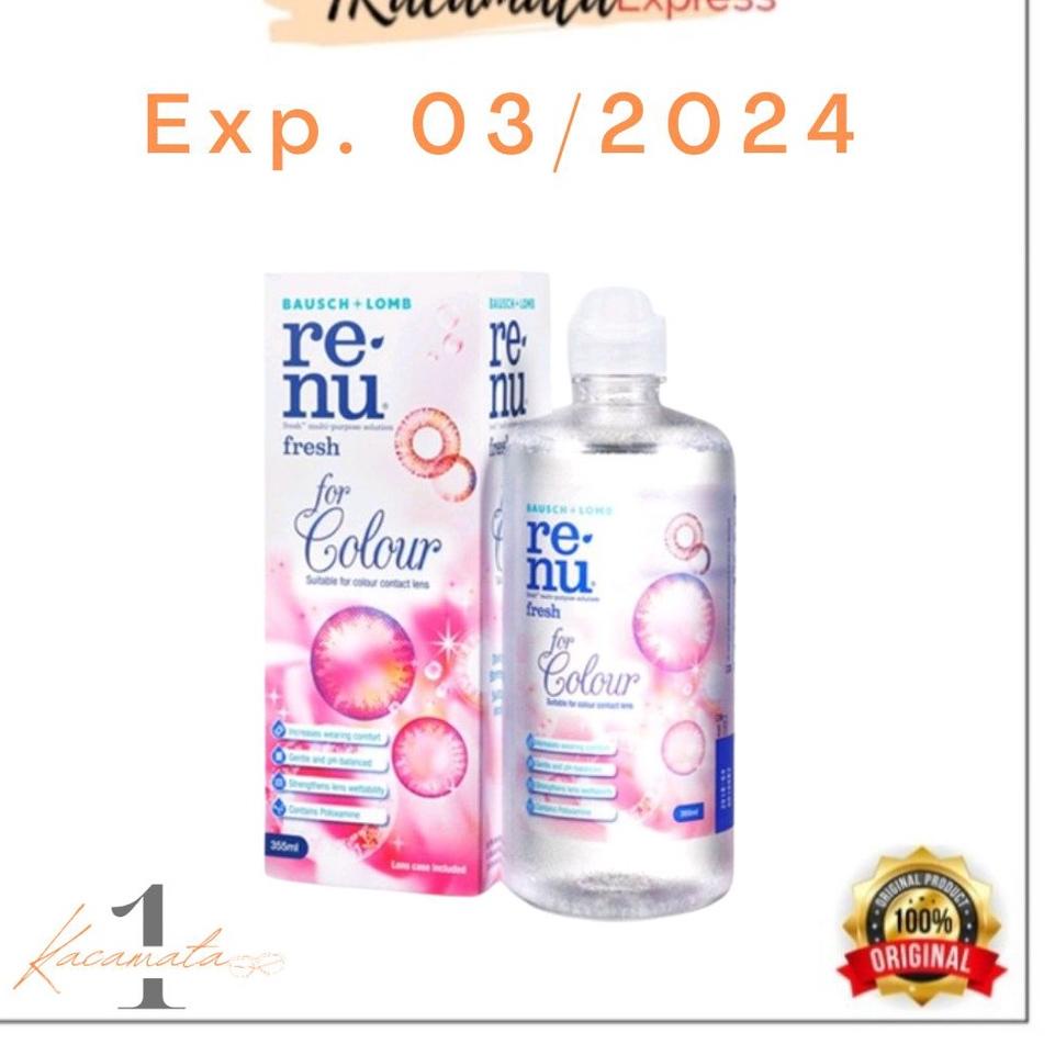 ♢ AIR SOFTLENS RENU COLOUR 355 ML AIR RENU PINK ☛