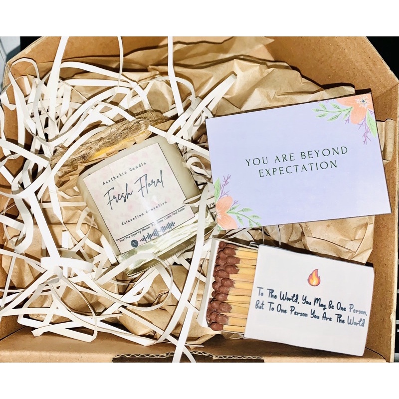 

Candle Light Gift- Hampers Lilin Aromaterapi Solusi insomnia Lilin Hadiah Wangi Relax