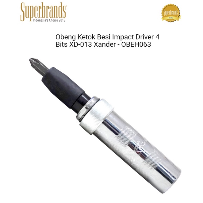 Xander Obeng Impact Driver 4 Bits XD-013