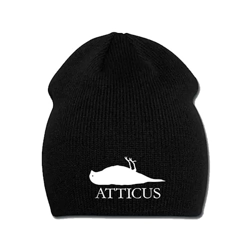 Topi Kupluk Pria Wanita Atticus Hitam Putih