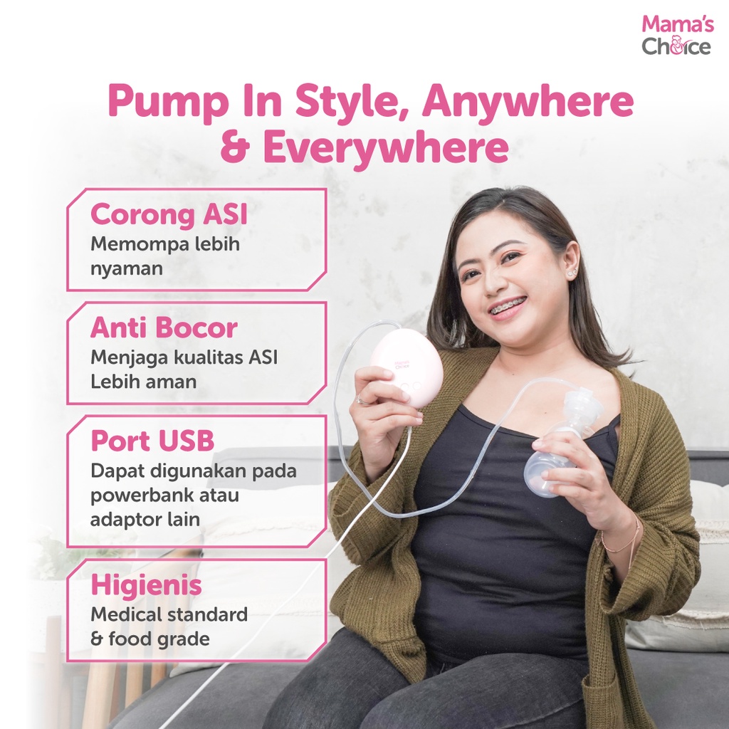 Pompa ASI Electric | Single & Handy Electric Breast Pump Mama's Choice Image 7