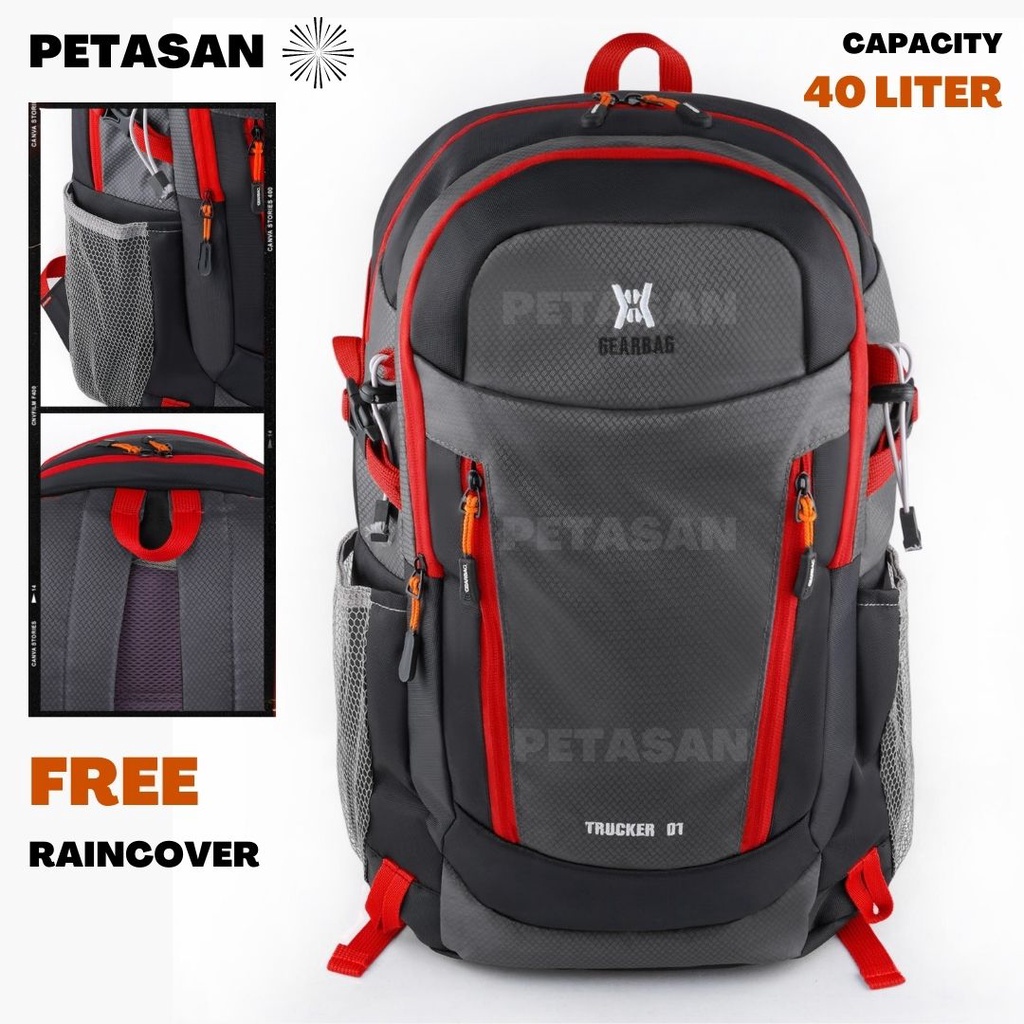 PTS - TAS RANSEL PRIA GEAR BAG 13155 RANSEL OUTDOOR 40 LITER - RANSEL PRIA - TAS LAPTOP