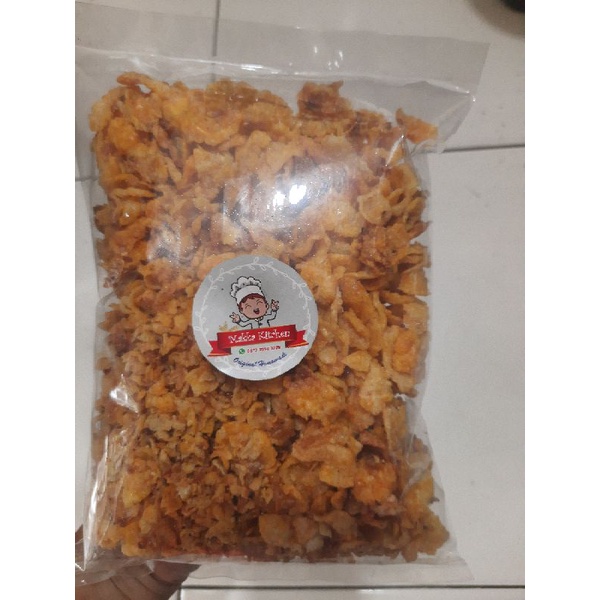 

keripik jagung geprek pedas manis / 200 gram