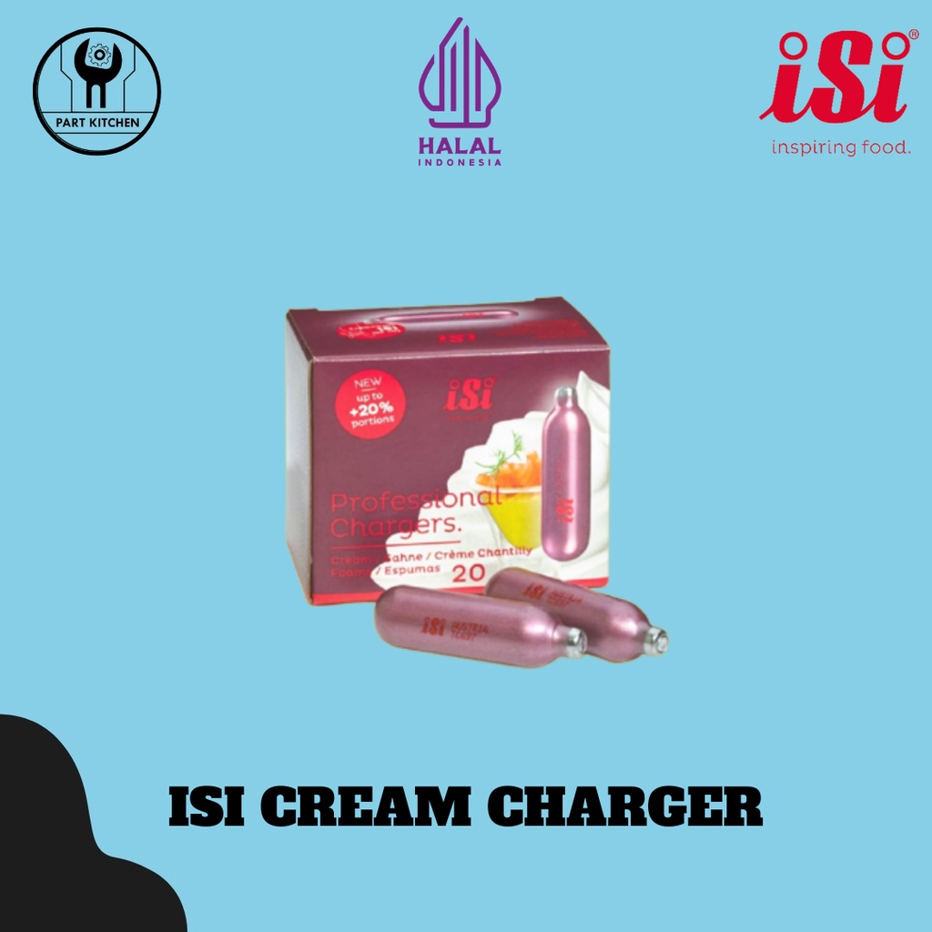 

iSi Cream Charger import dari Austria. Halal 100%
