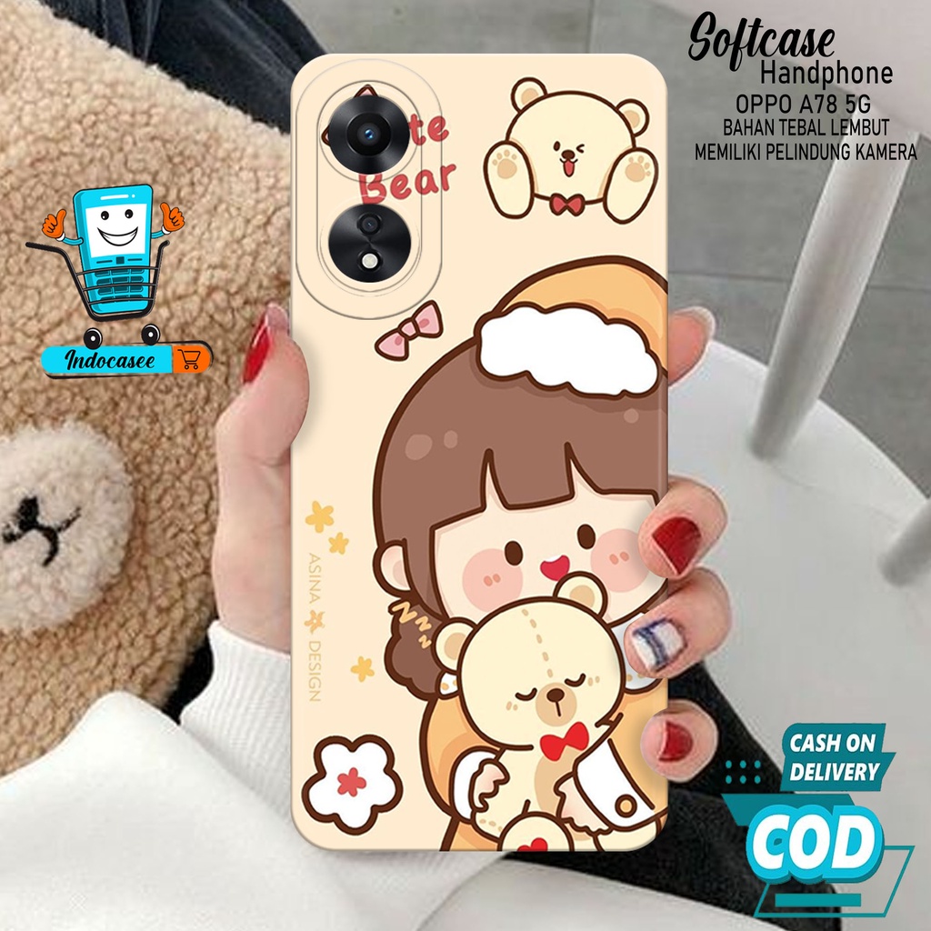 Case Hp OPPO A78 5G - Softcase OPPO A78 5G Terbaru - Casing OPPO A78 5G - Kesing OPPO A78 5G - Silik