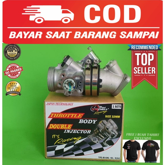 Throttle Body ( Tb ) Jupiter Mx King / Nvl / R15V2 ( Double Injector )