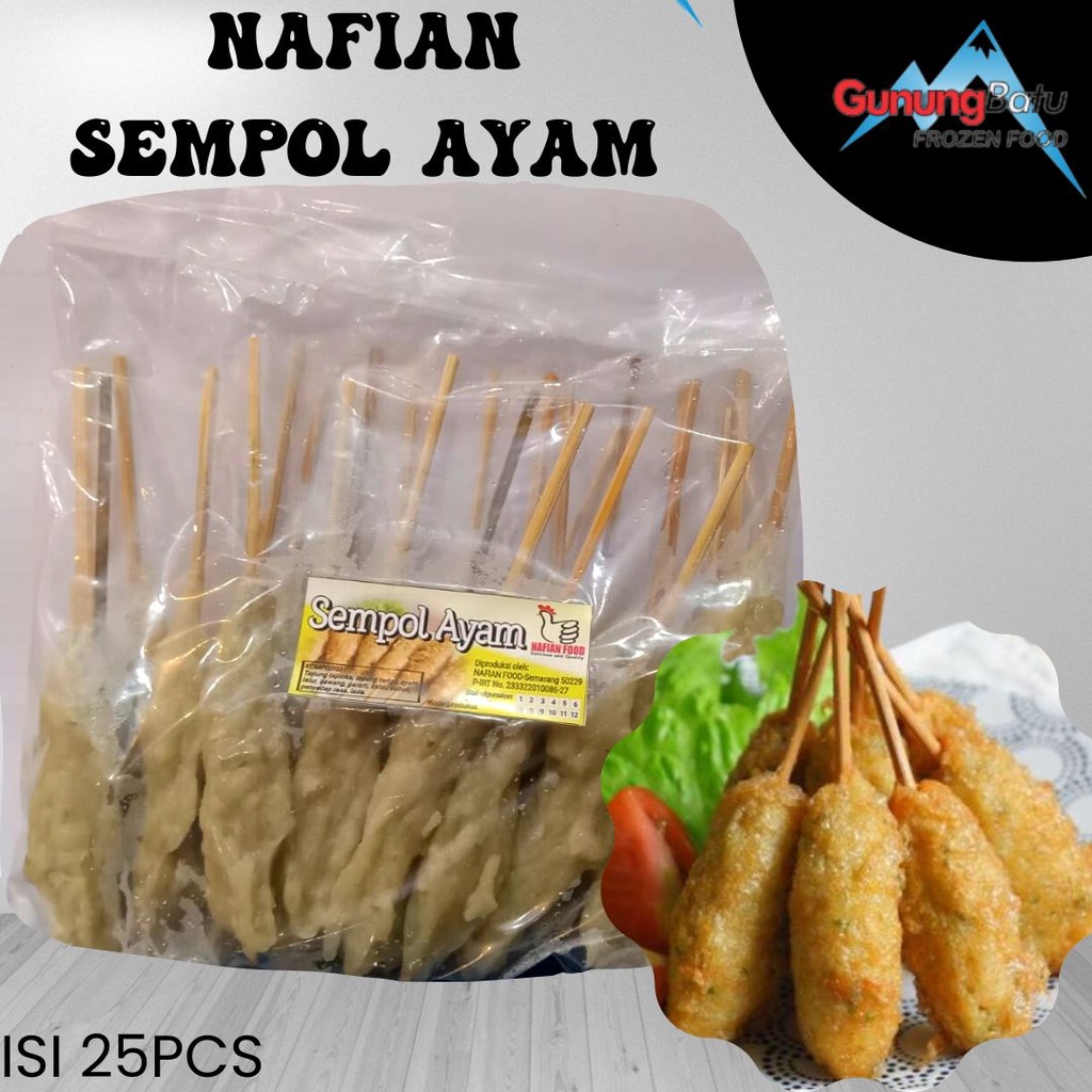 

Korzaln Nafian Sempol Ayam Isi 25Pcs