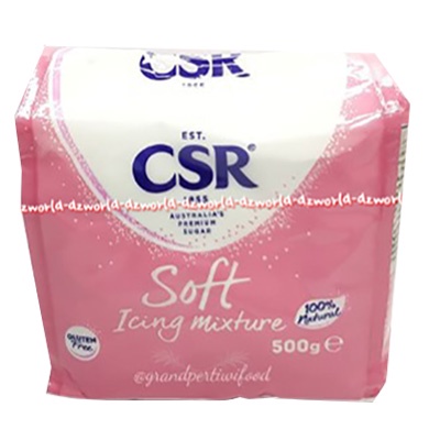 CSR Soft Icing 500gr Mixture Australia Premium Sugar Gula Putih C S R White Sugar Ceeser White Sugar