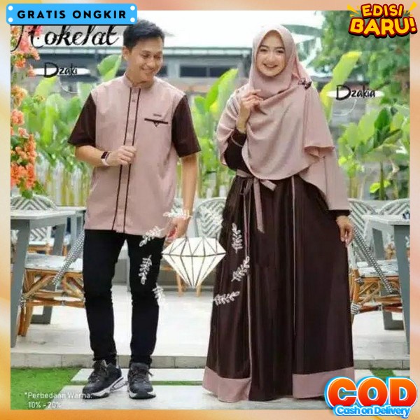 Copel Bapak Dan Ibu Baju Couple Suami Istri Terbaru Pakaian Cuple Pria Dan Wanita Gamis Couple Suami