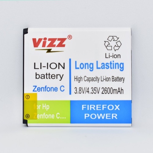 Battery Baterai Vizz Asus Zenfone C Double Power Original