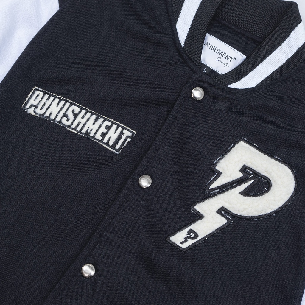 PUNIAHMEN JAKET VARSITY BASBOLL ORIGINAL PUNISHMEN NEVY