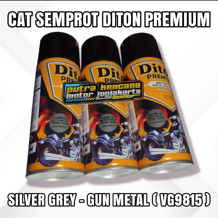 CAT SEMPROT DITON PREMIUM - SILVER GREY / GUN METAL ( 9815 ) - CAT BODY MOTOR