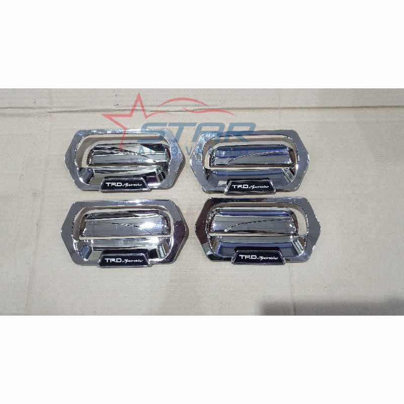 Paket handle+outer chrome TRD Agya/Ayla.