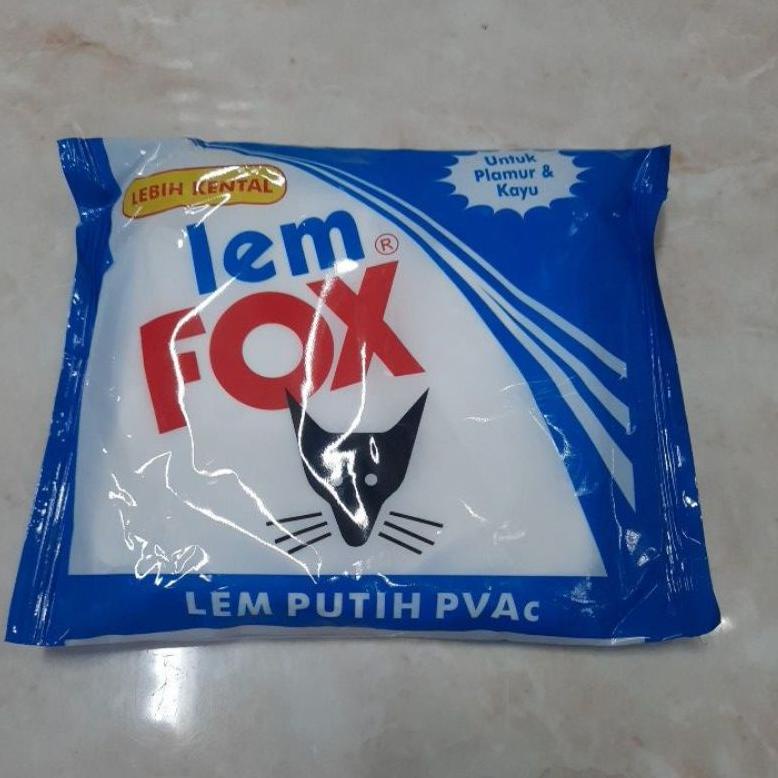 

77 Lem Fox 350gr Biru / Lem Fox Refill 350gr / Lem Putih PVAc 77