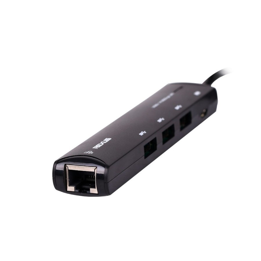 Usb A 3.0 hub rexus 3 port 5Gbps gigabit with rj45 lan otg type-c rxh-345 rxh345 - Terminal usb3.0 3 slot