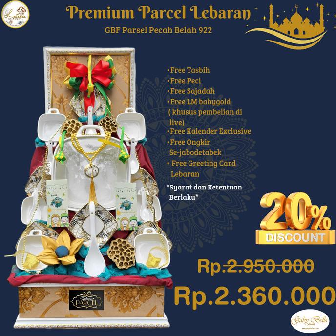 

Parcel Lebaran Gbf 922, Parcel Teaset, Hamper Lebaran,Parcelpecahbelah Istanasembakoo