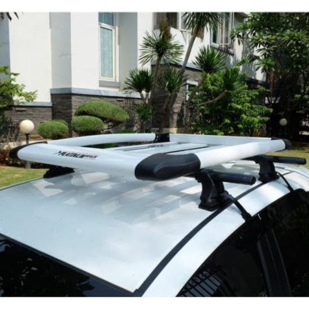 Rak Atas Roof Rack Brio Rs Satya Lengkap + Kaki Jepit Bodi Platinum