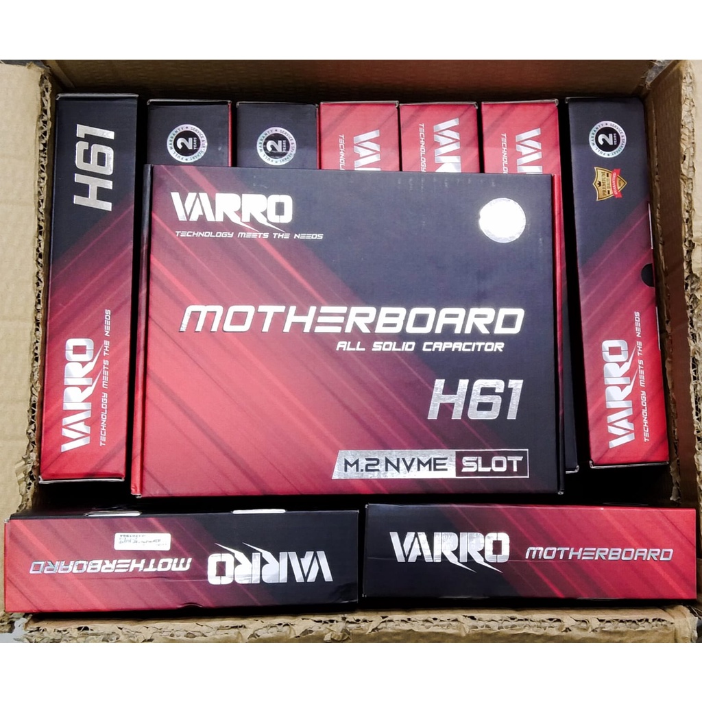 PAKET MOBO MAINBOARD MOTHERBOARD LGA 1155 DDR3 / MOBO H61 NEW VARRO