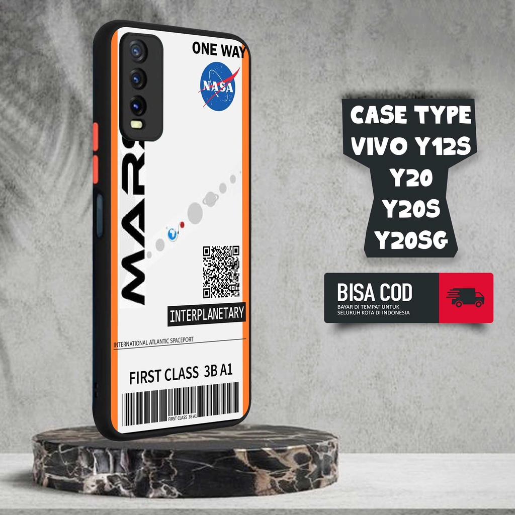 Zivana Toys Case Vivo Y12S / Y20 / Y20S / Y20S G [Nasa Ticket] Terlaris Casing Vivo Y12S / Y20 /